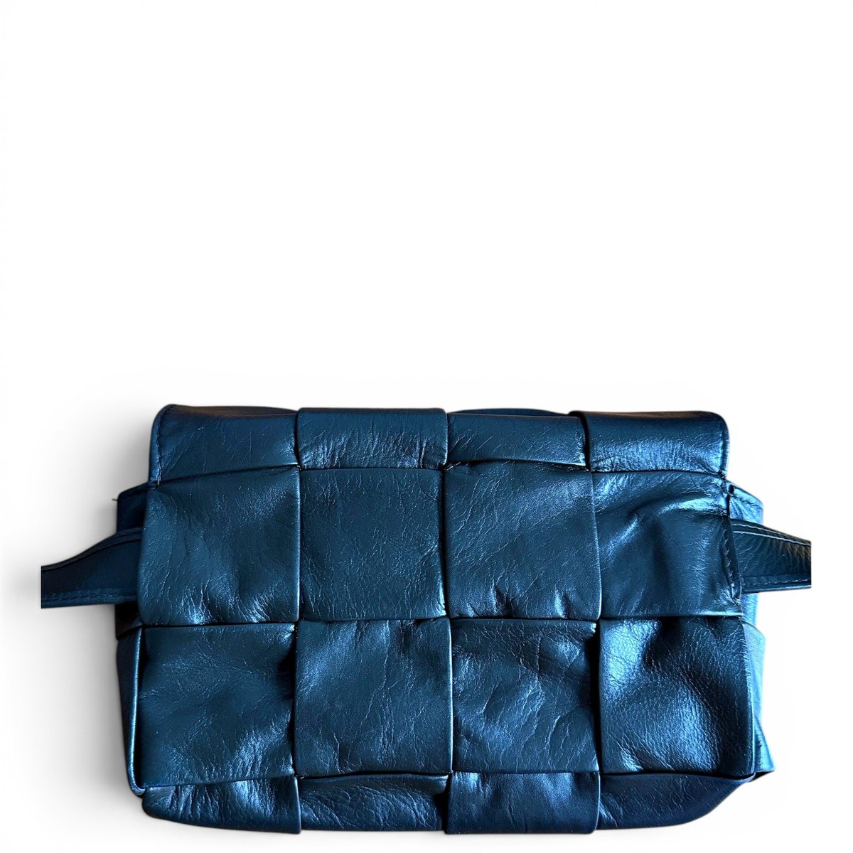 Cassette leather crossbody bag