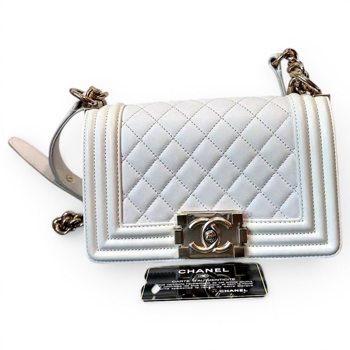 Boy leather crossbody bag