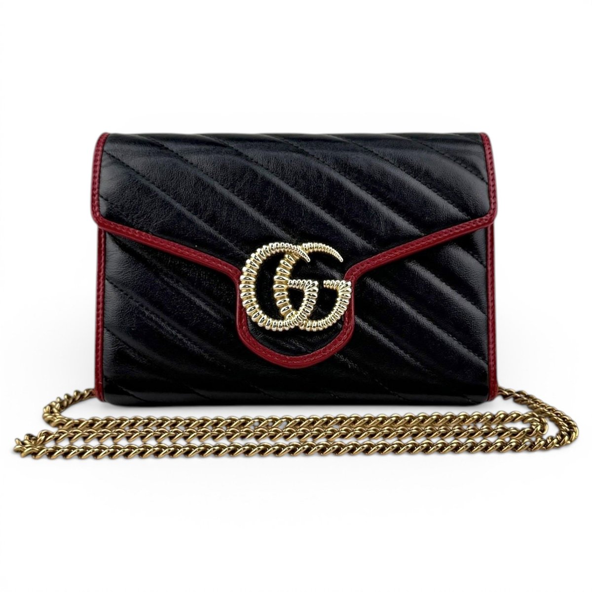 GG Marmont Flap leather crossbody bag
