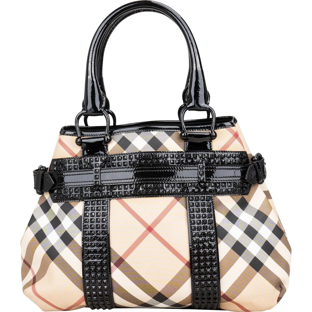 Knight patent leather bag