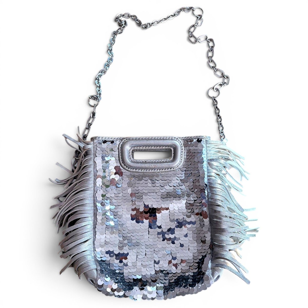 Sac M leather handbag