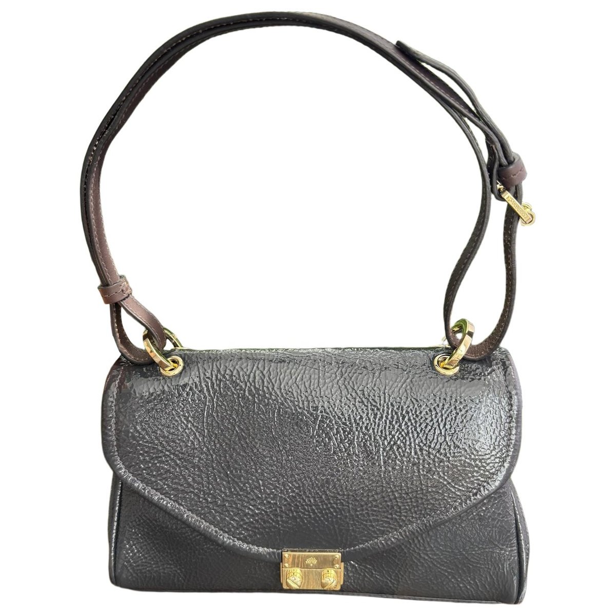Patent leather handbag