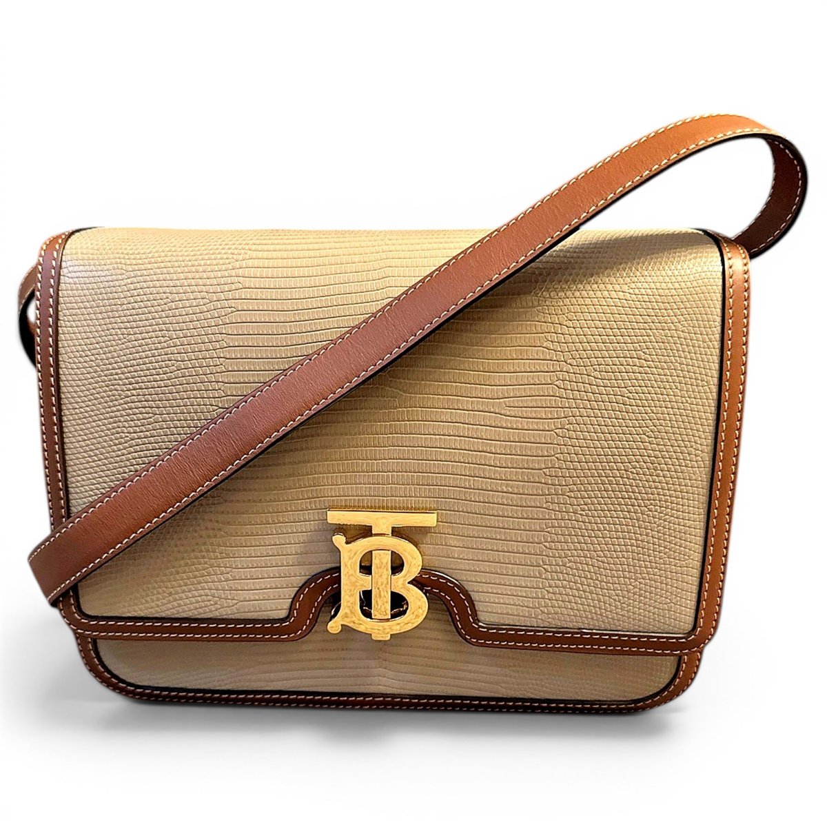 TB Bag Medium leather crossbody bag
