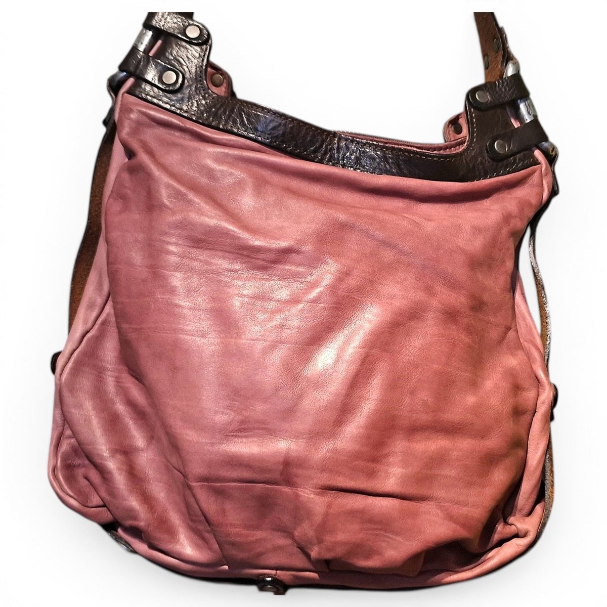 Leather handbag