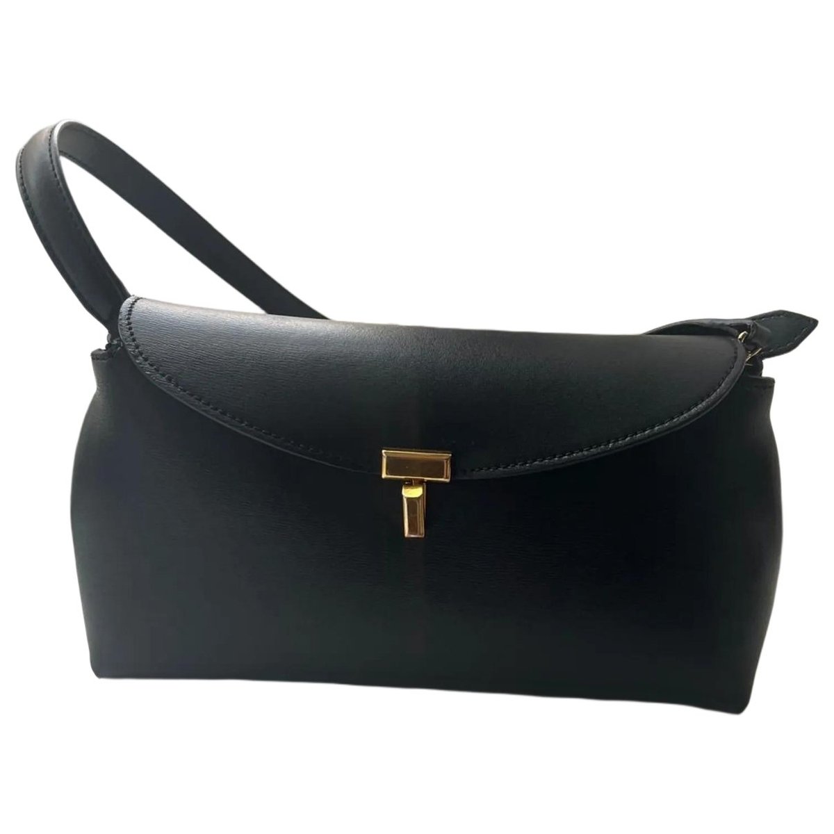 Leather clutch bag