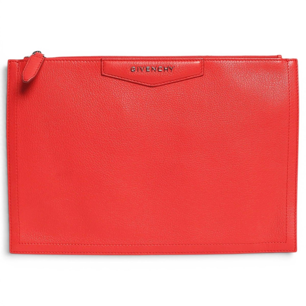 Antigona leather clutch bag
