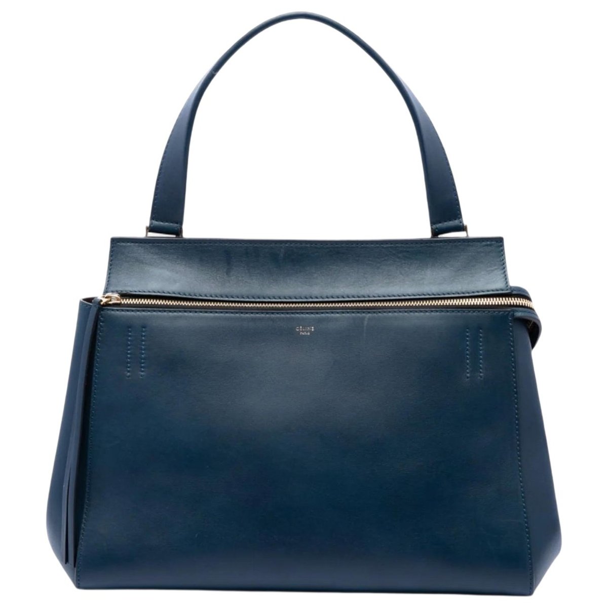 Edge leather handbag
