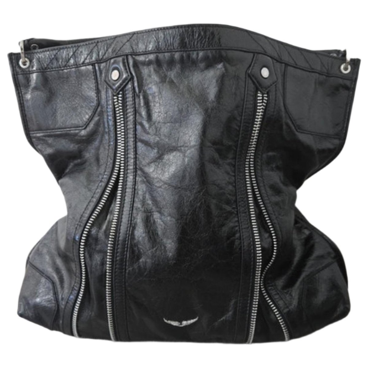 Leather tote