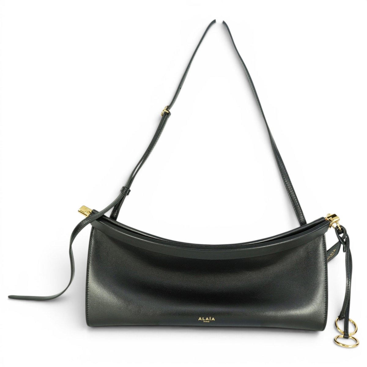 Le Click East West leather handbag