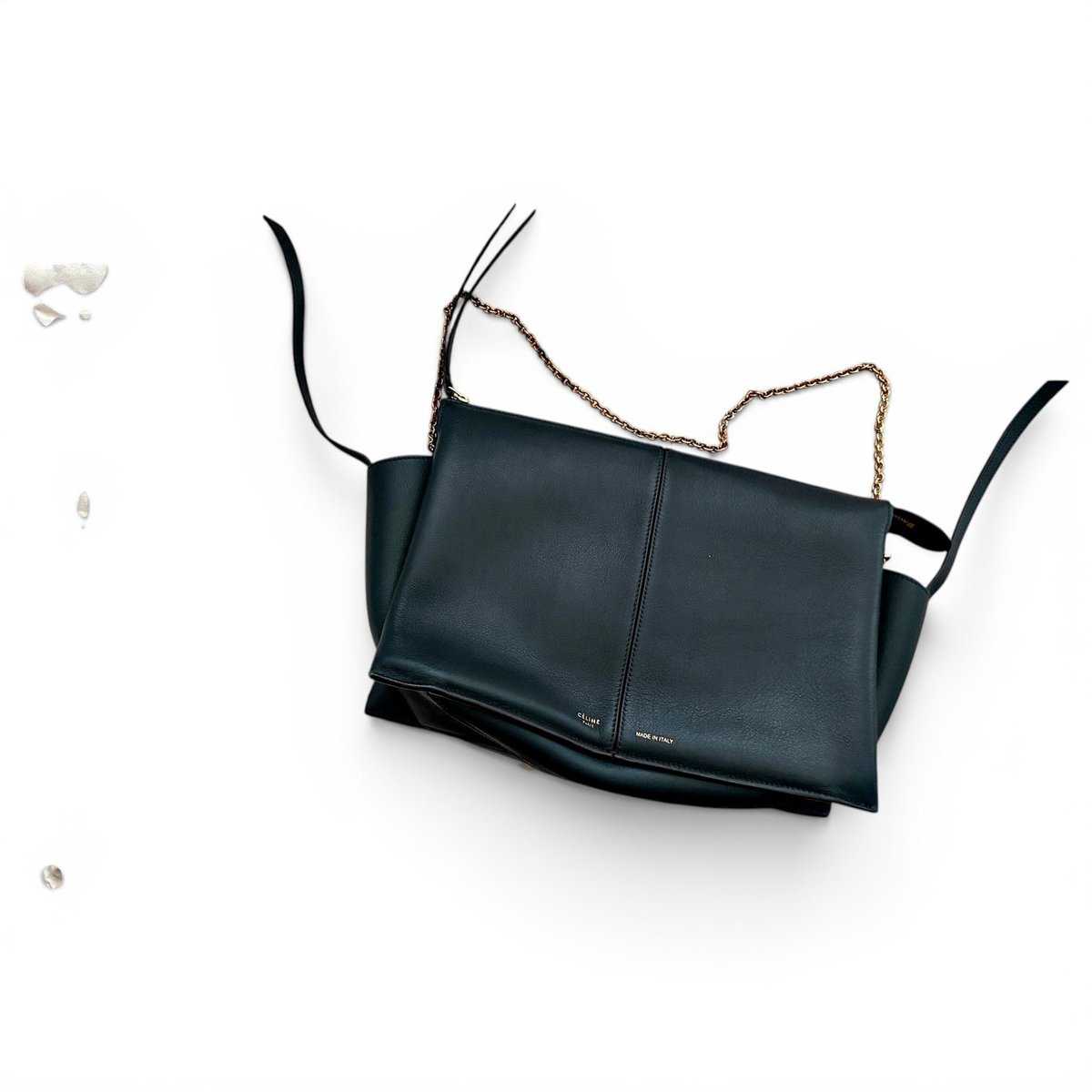 Tri-Fold leather tote