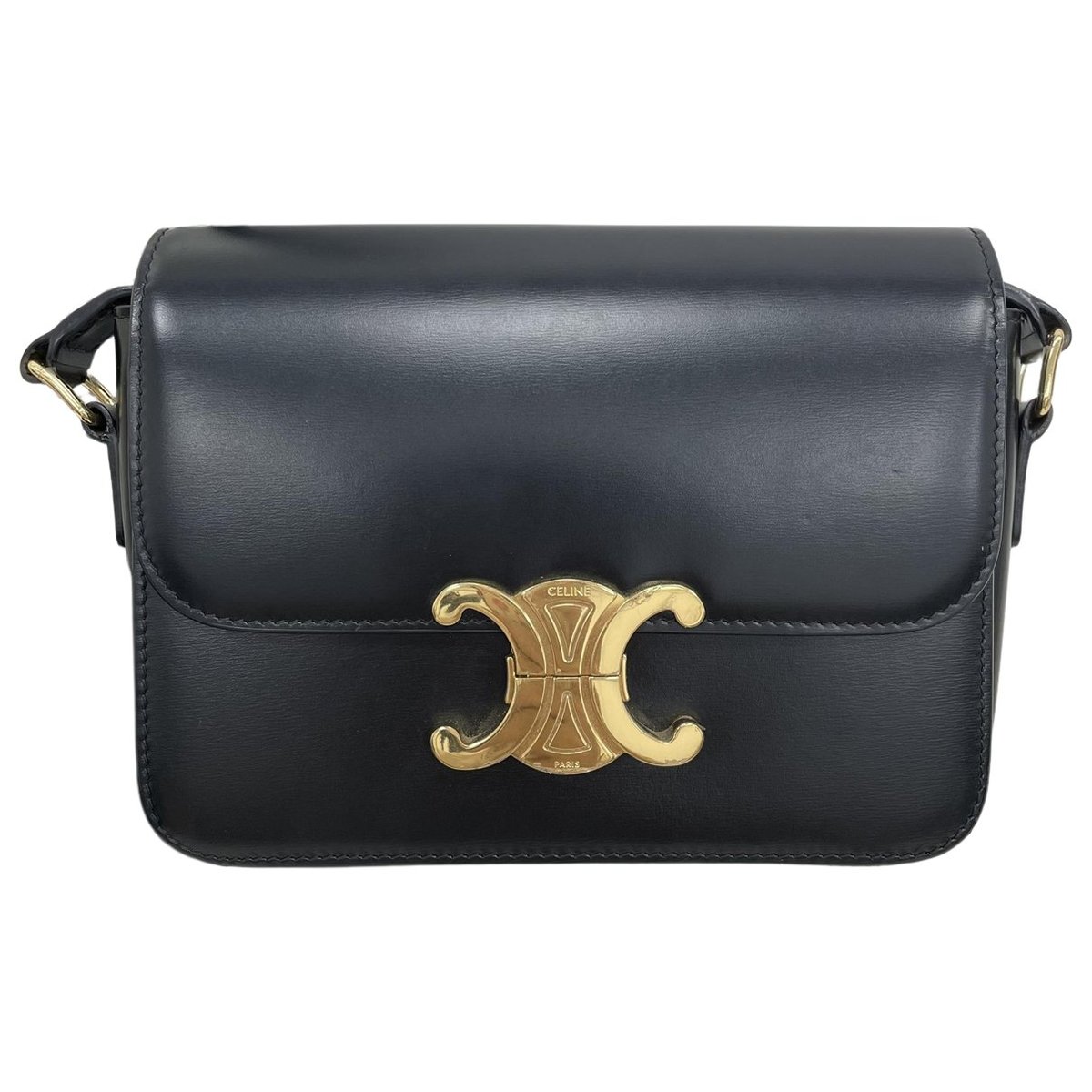 Triomphe leather handbag