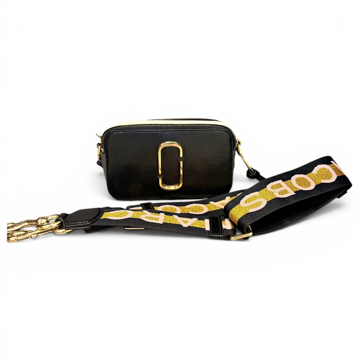 Snapshot leather crossbody bag