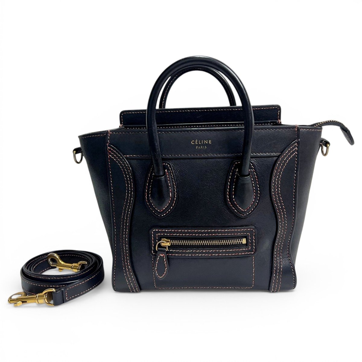 Nano Luggage leather handbag