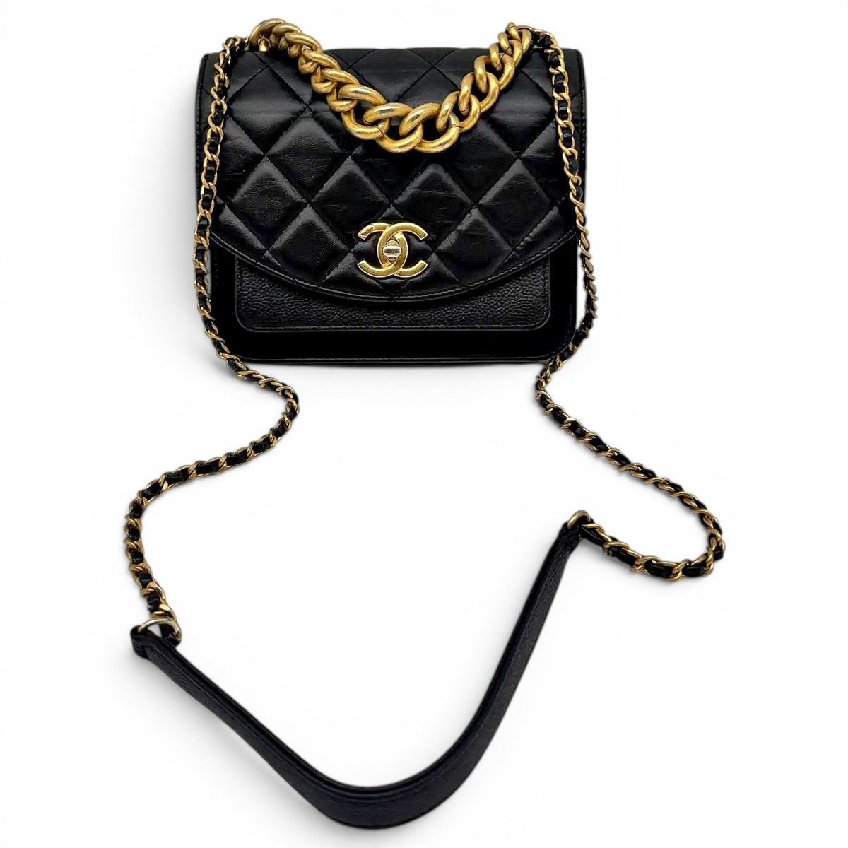 Diana leather handbag