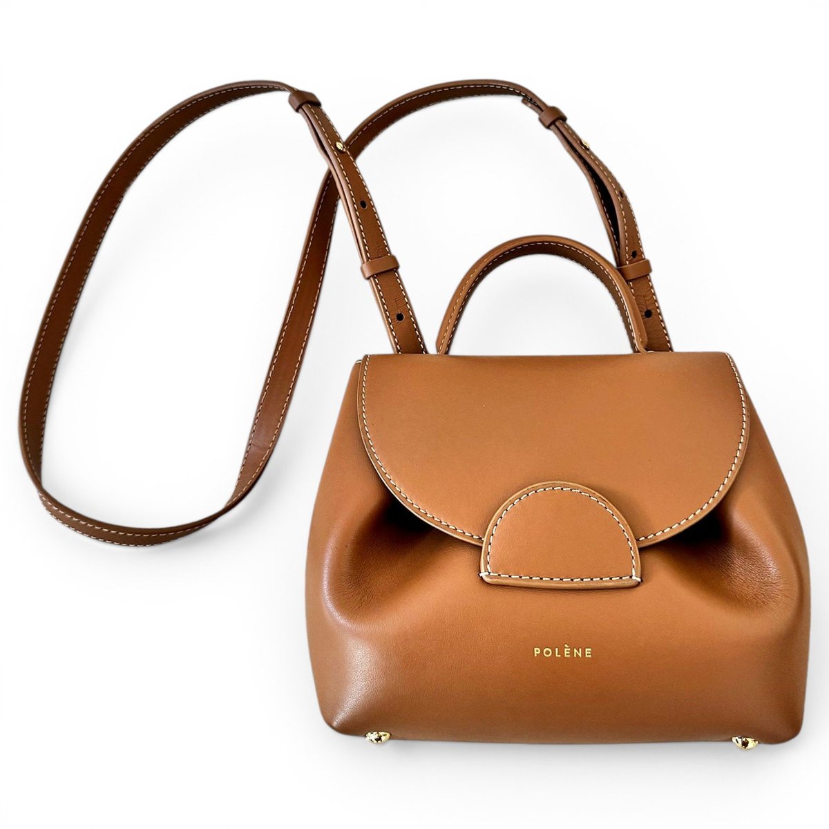 Numéro un nano leather handbag