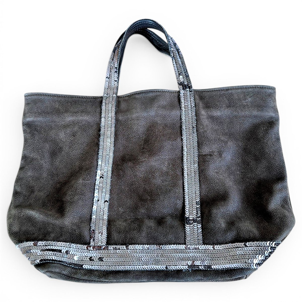 Cabas leather tote