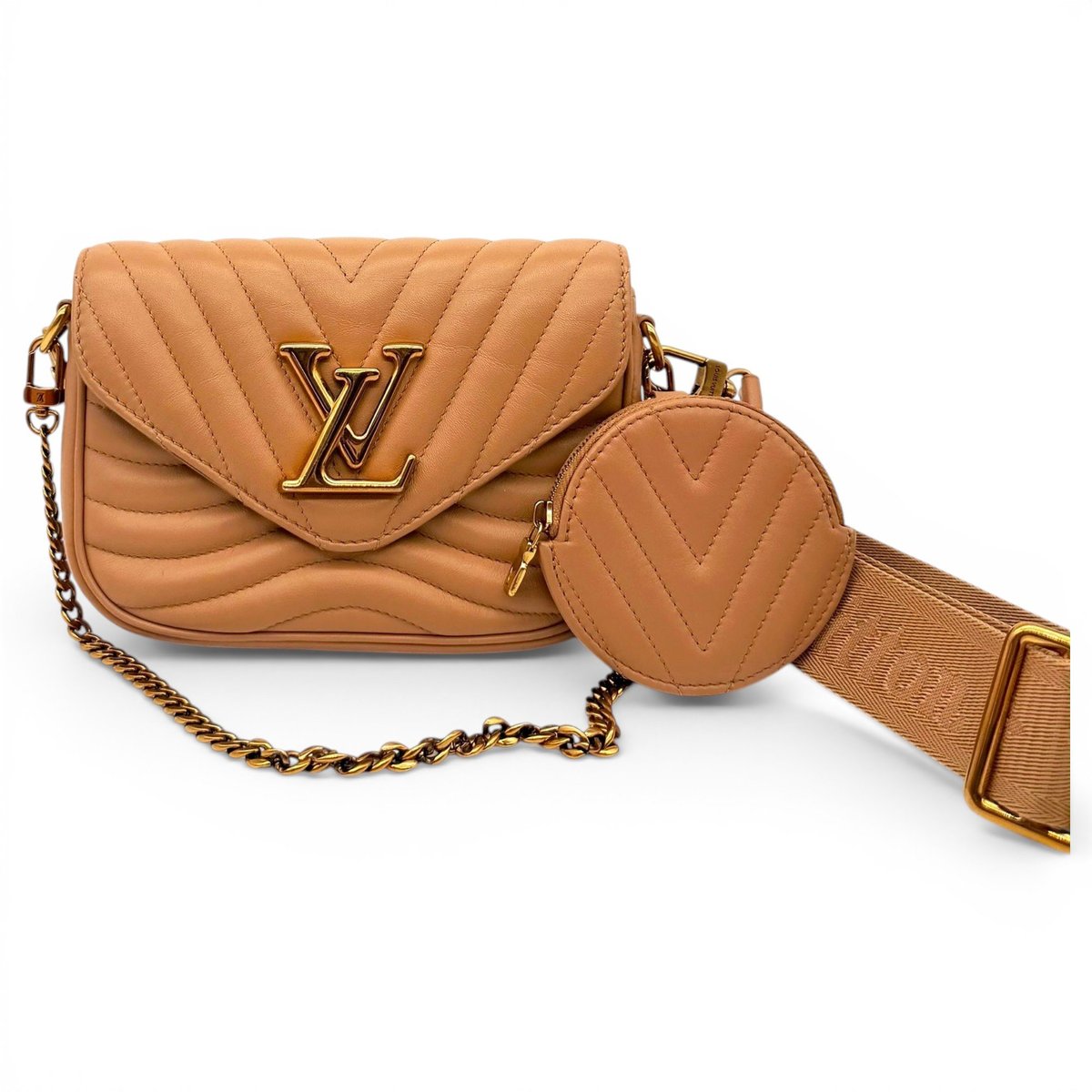 Multi-Pochette New Wave leather crossbody bag