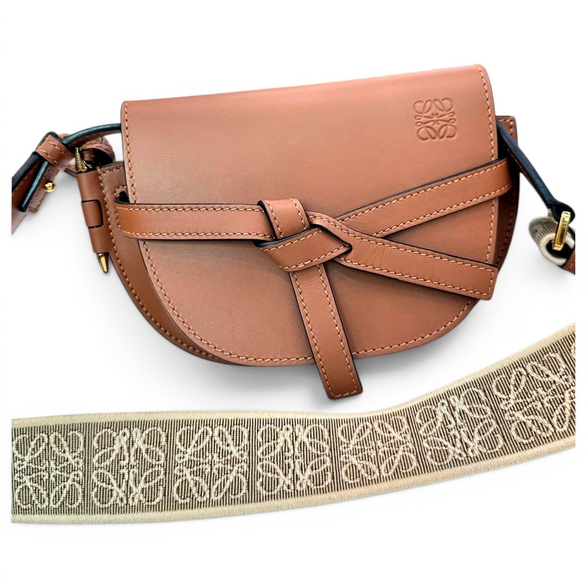 Gate leather handbag