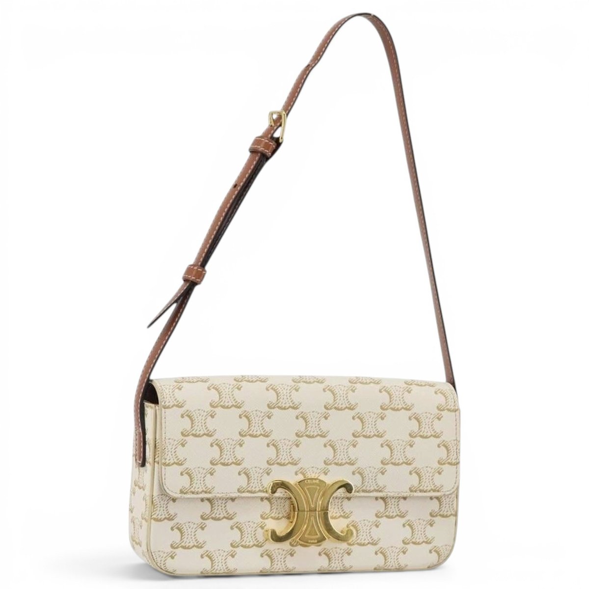Triomphe leather handbag