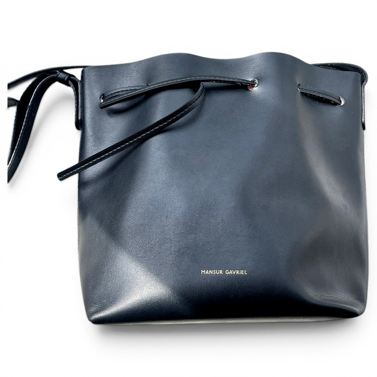 Bucket leather bag