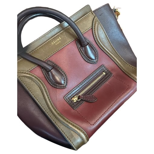 Luggage leather handbag