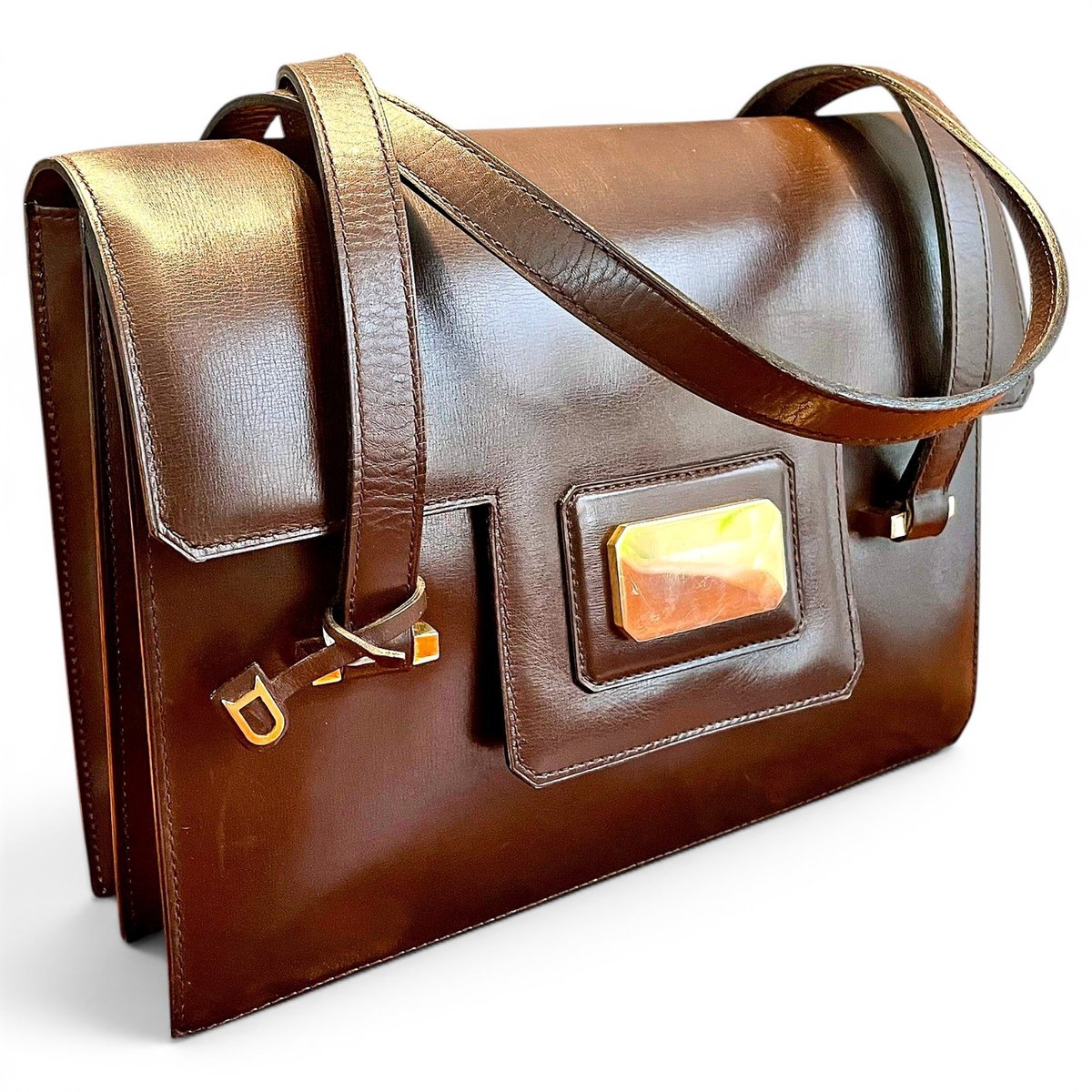 Leather handbag