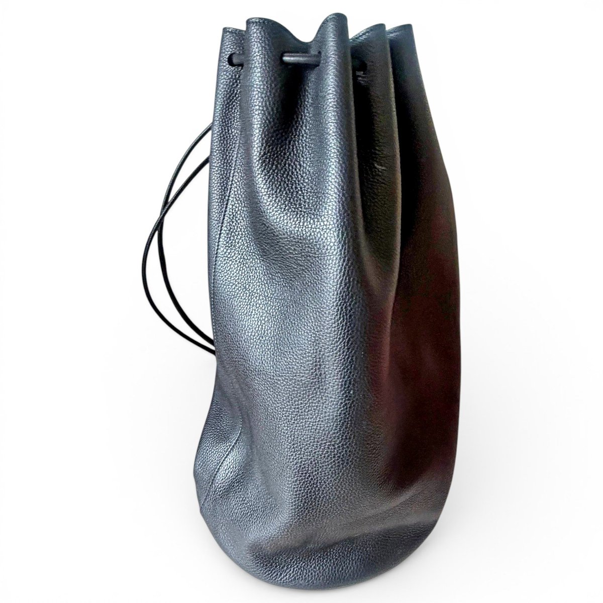 Leather backpack