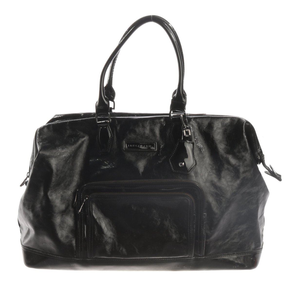 Leather travel bag
