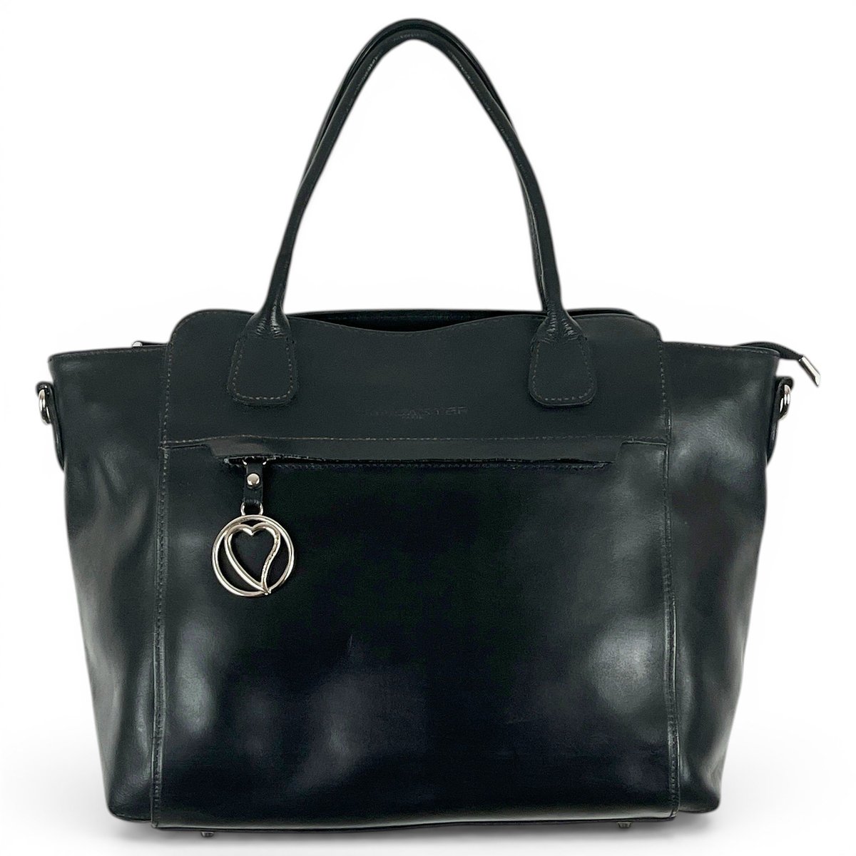 Leather tote