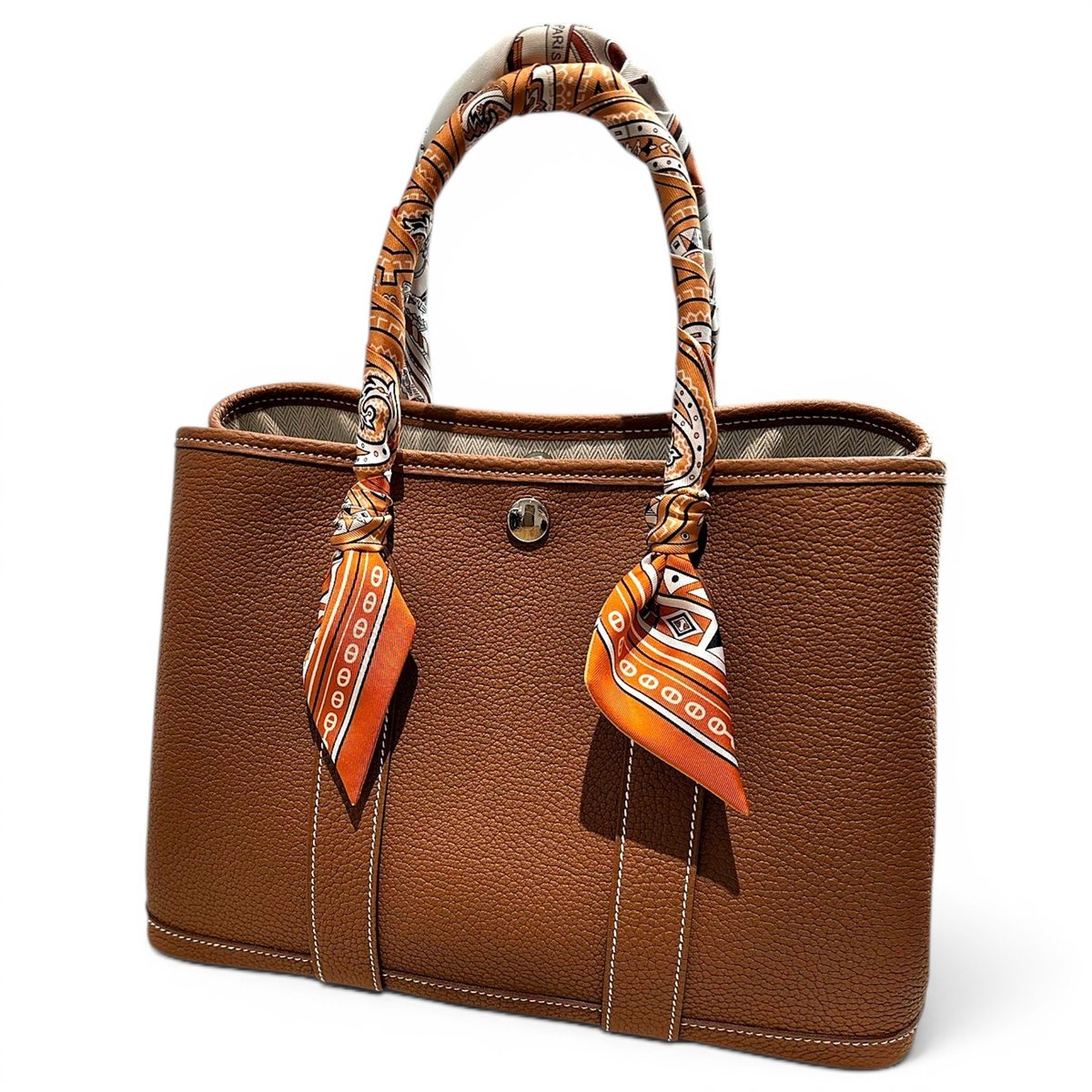 Garden Party leather tote