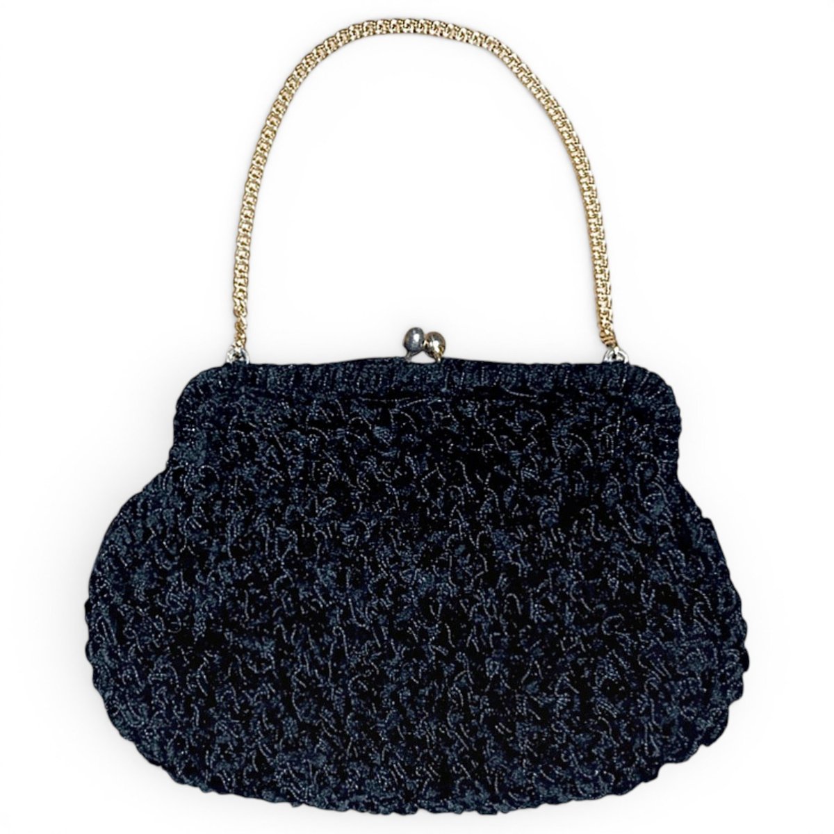 Velvet clutch bag