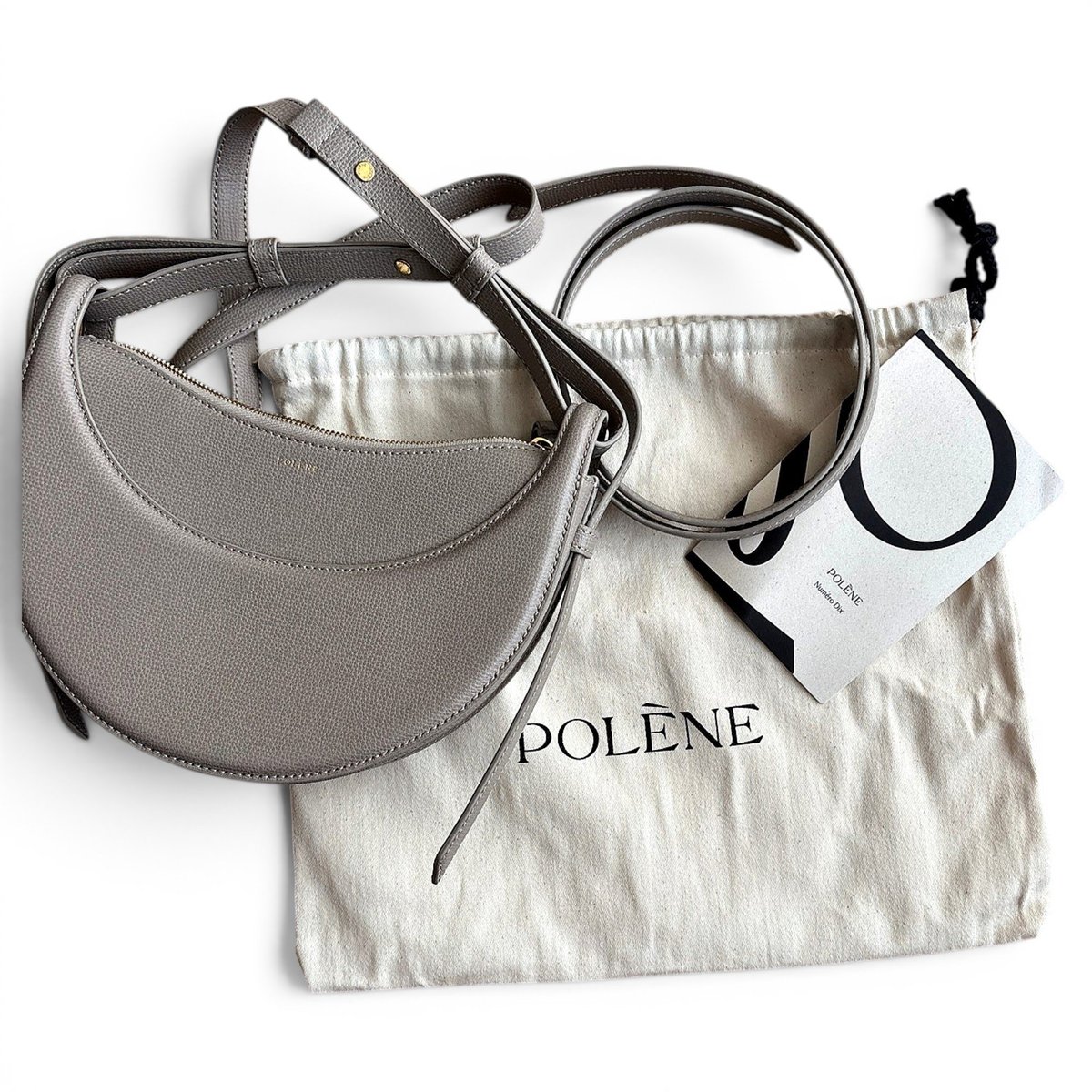 Numéro Dix leather crossbody bag