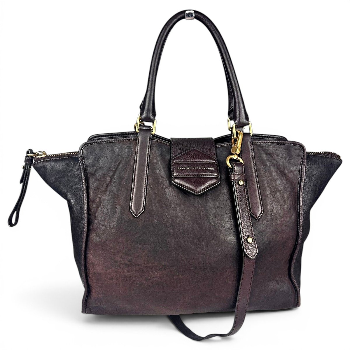 Leather handbag