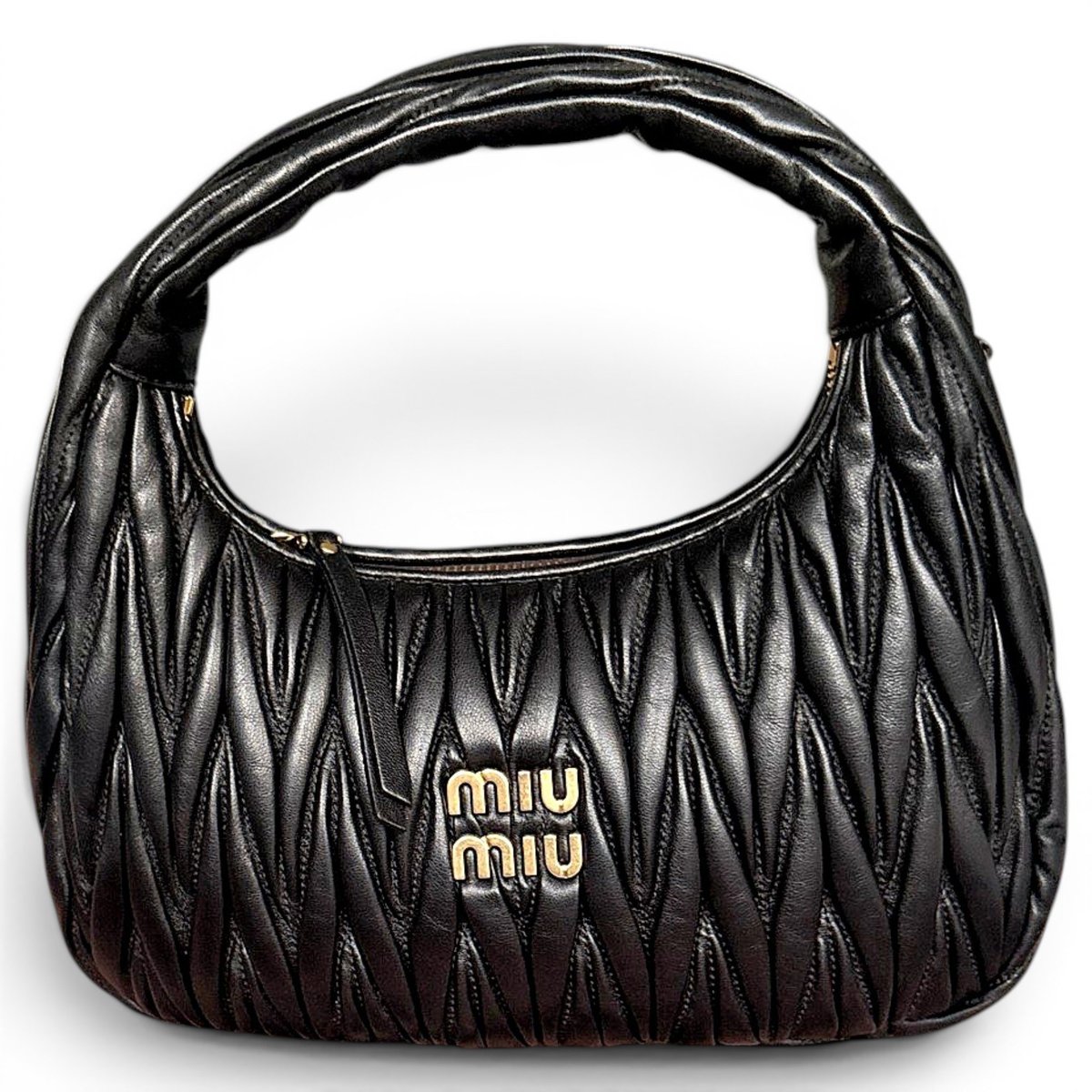 Miu Wander leather handbag