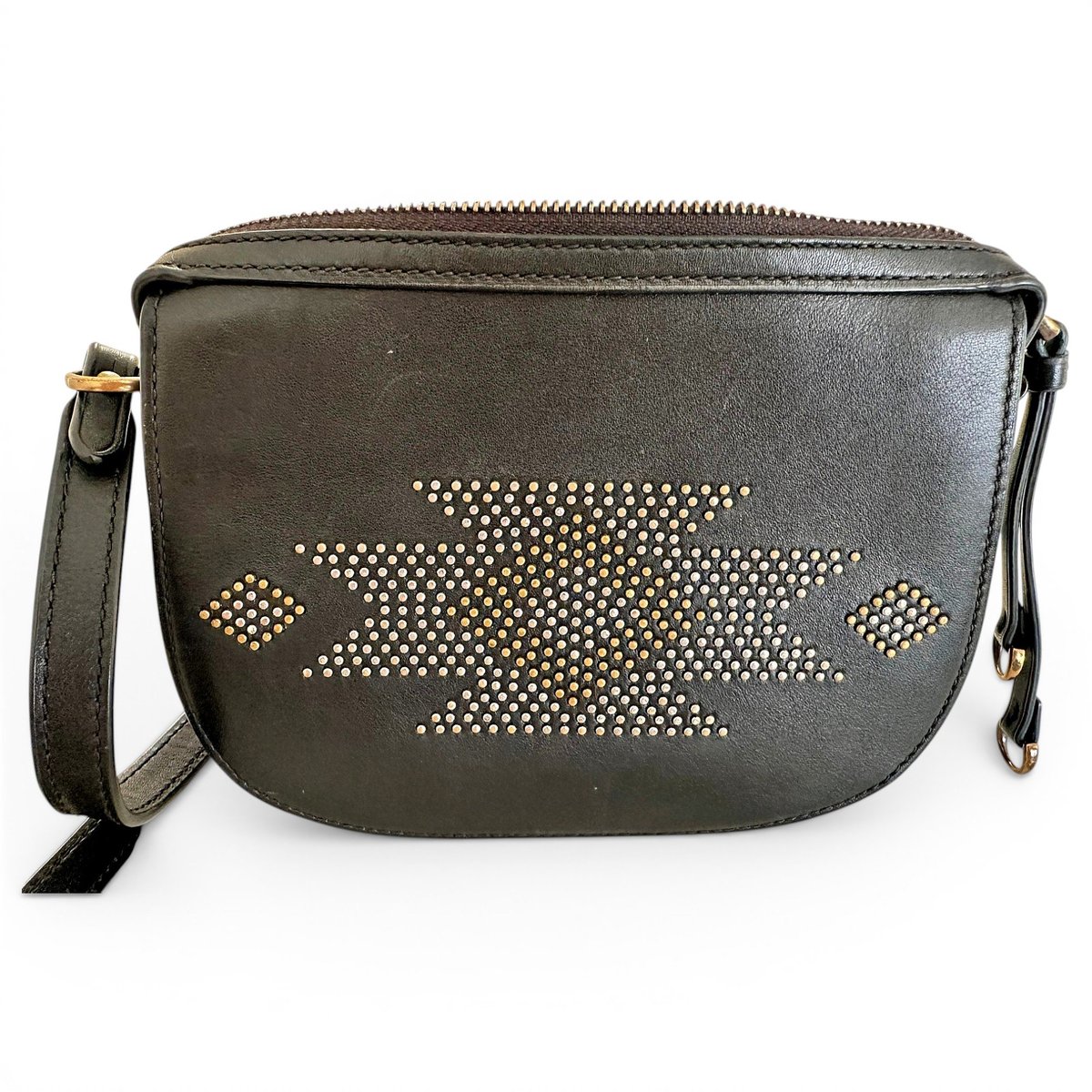 Leather crossbody bag