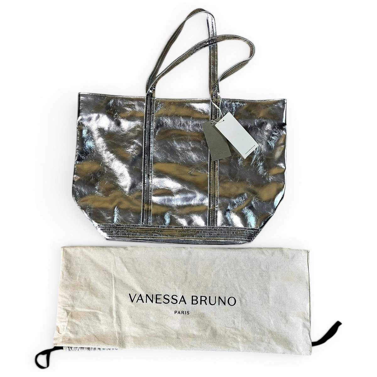 Cabas leather tote