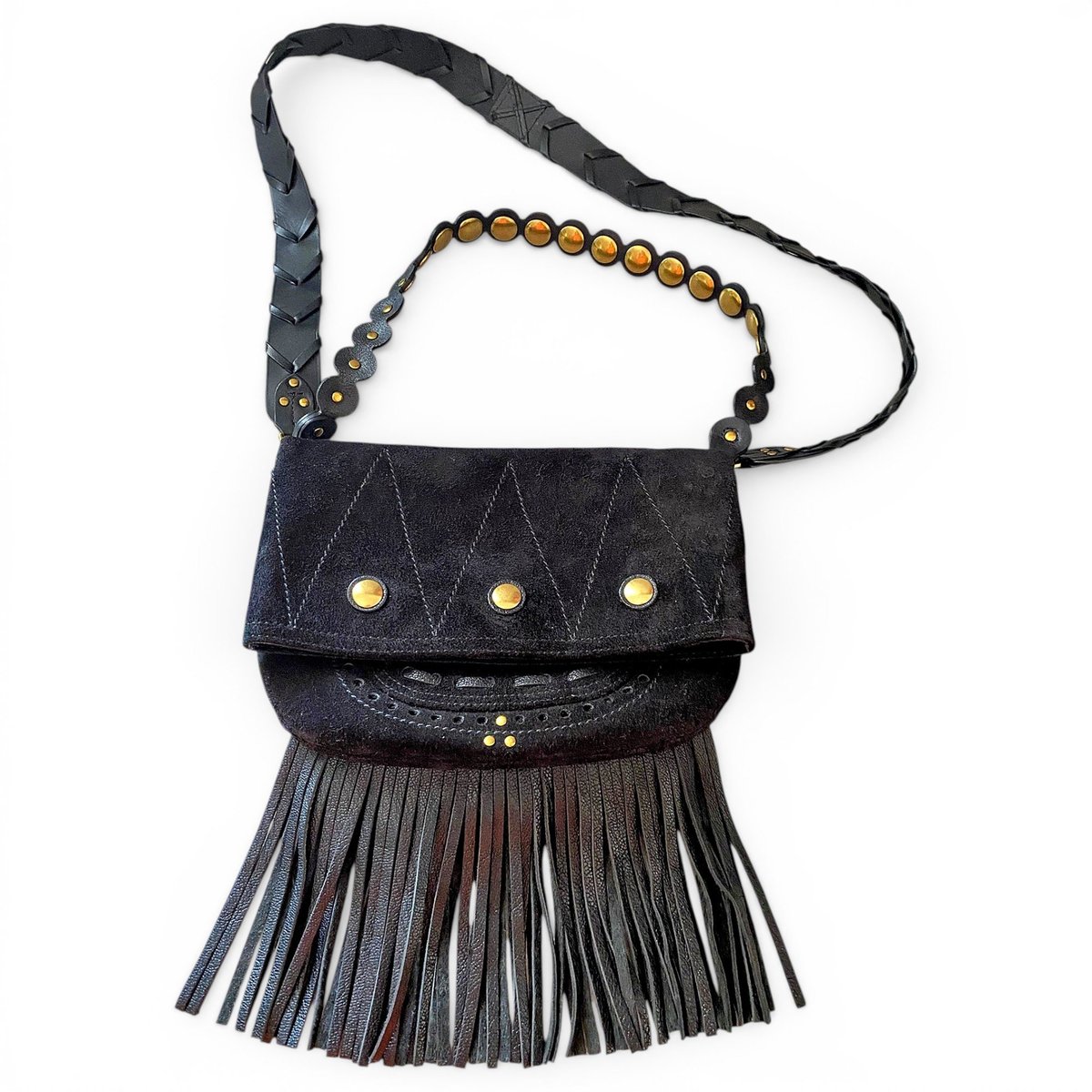 Leather crossbody bag