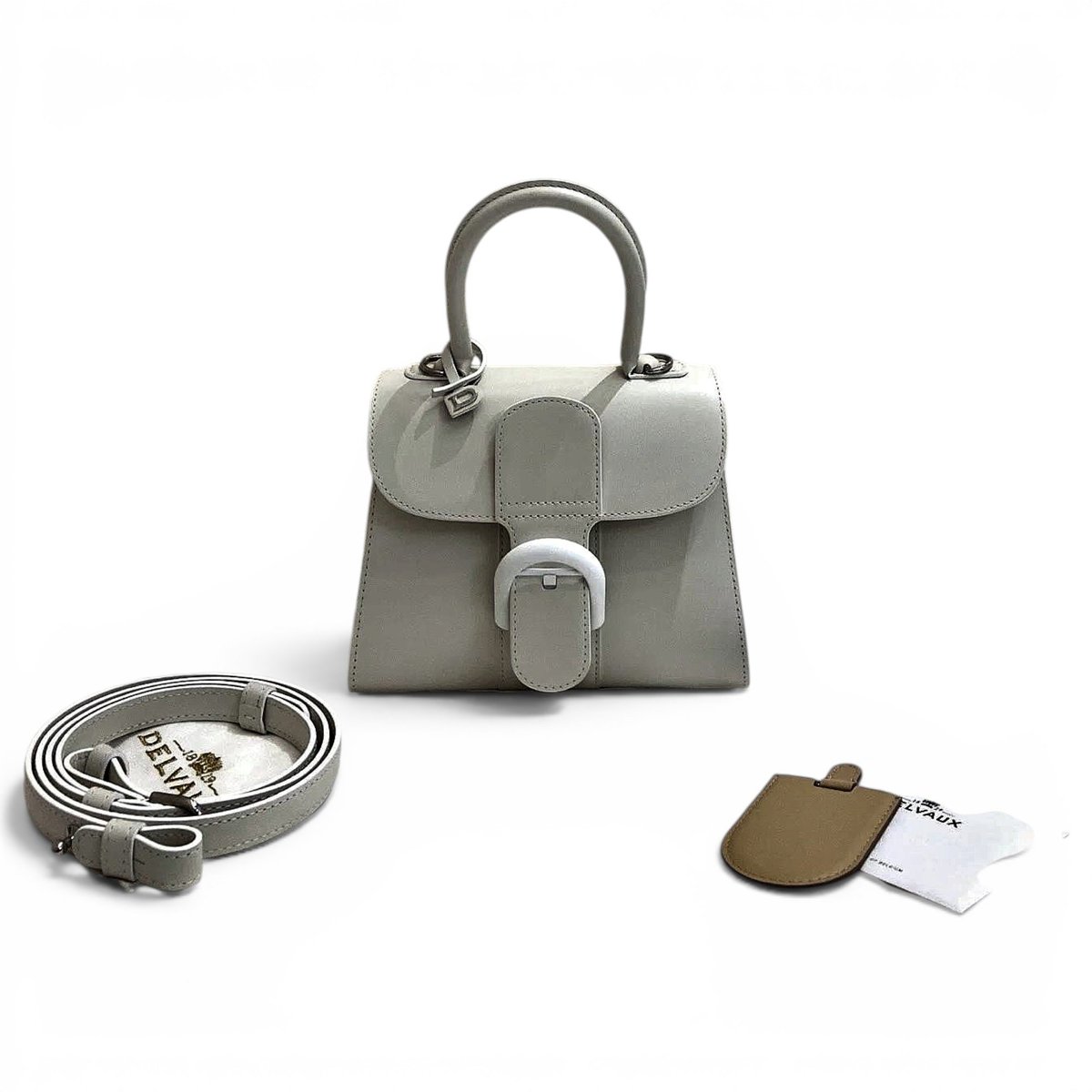 Brillant leather mini bag
