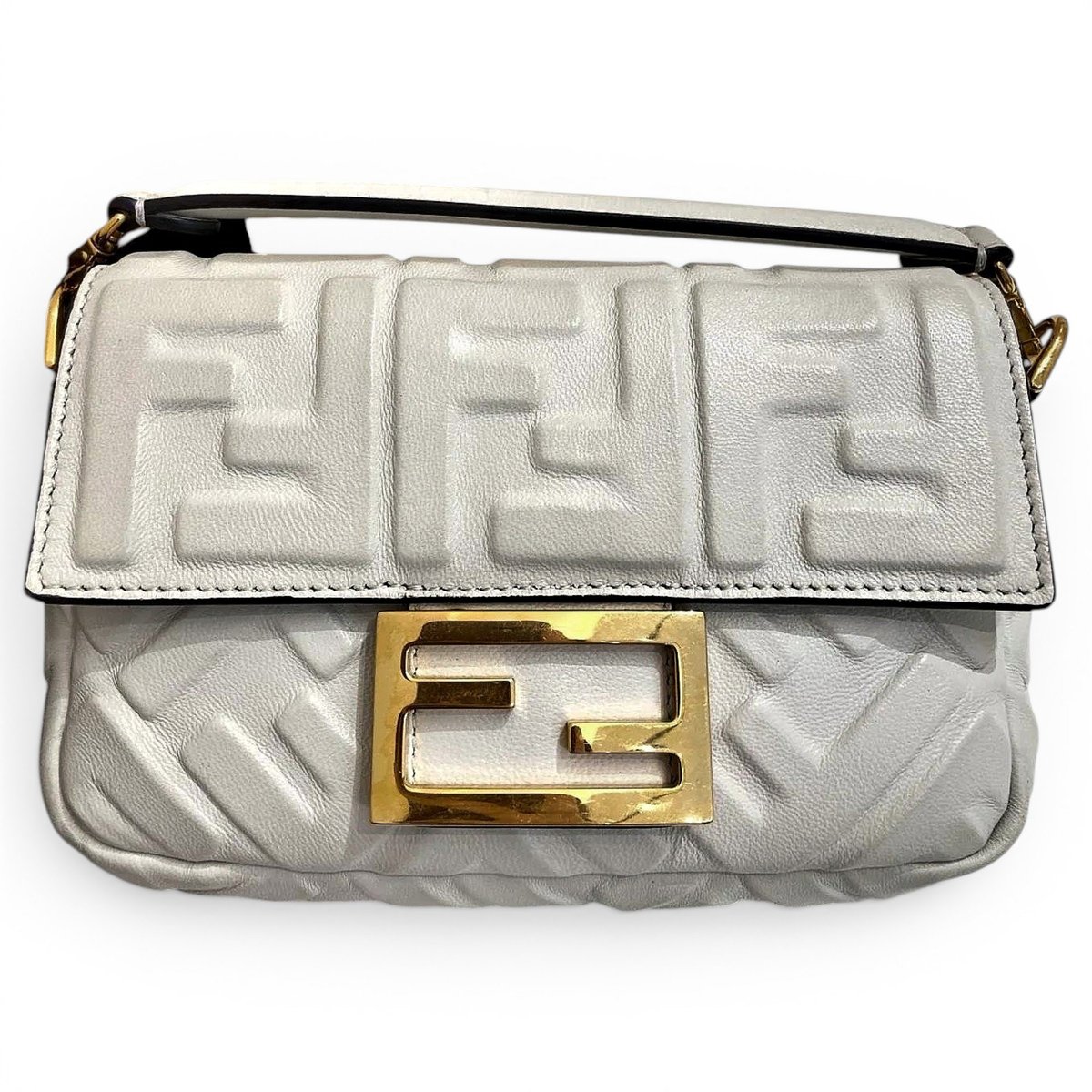 Baguette leather mini bag