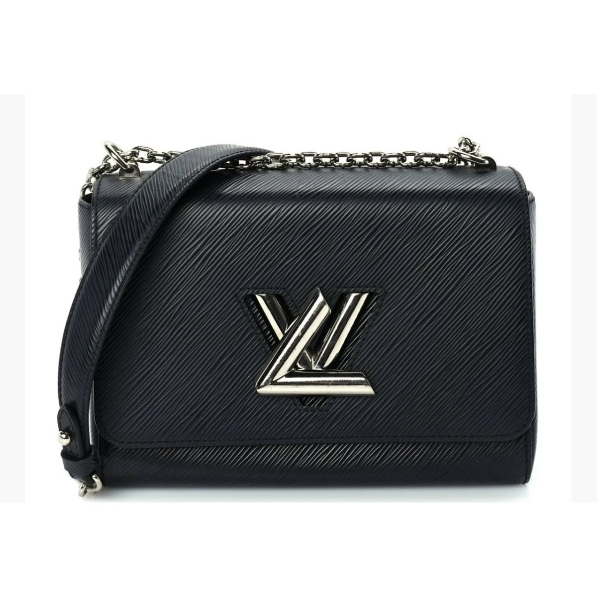 Twist leather handbag