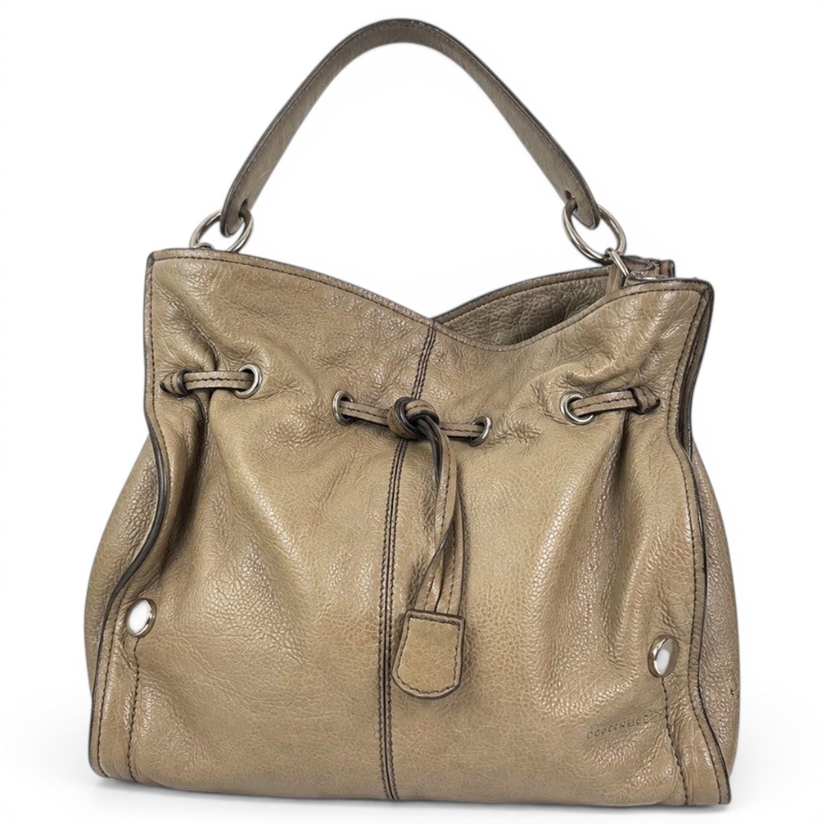 Leather handbag