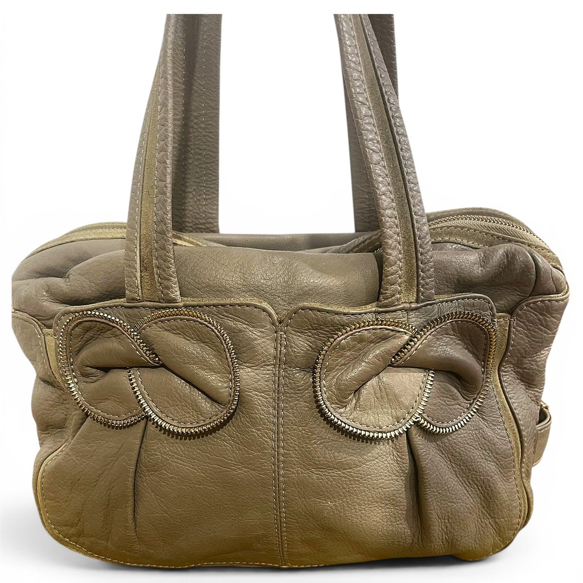 Leather handbag