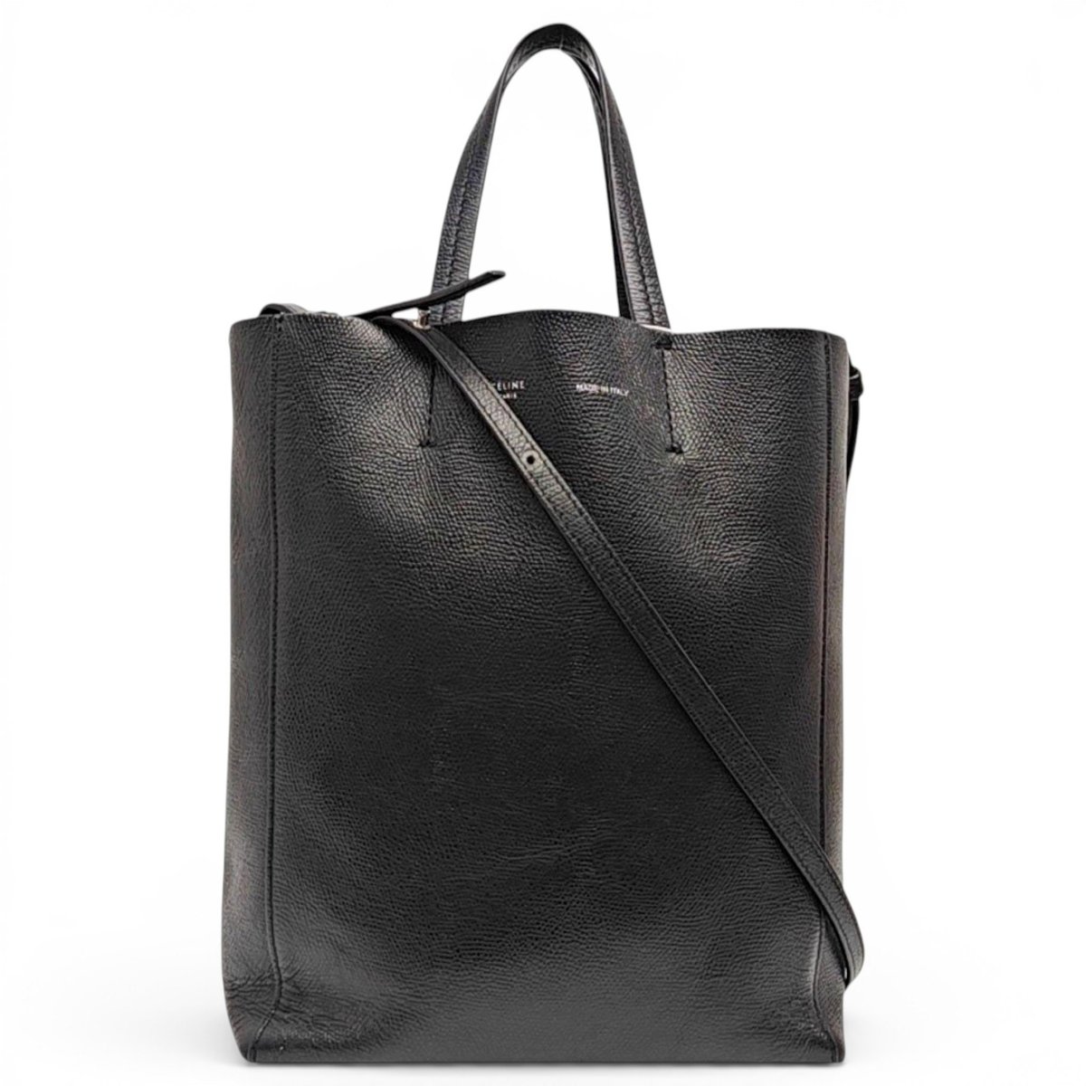 Cabas Horizotal leather tote