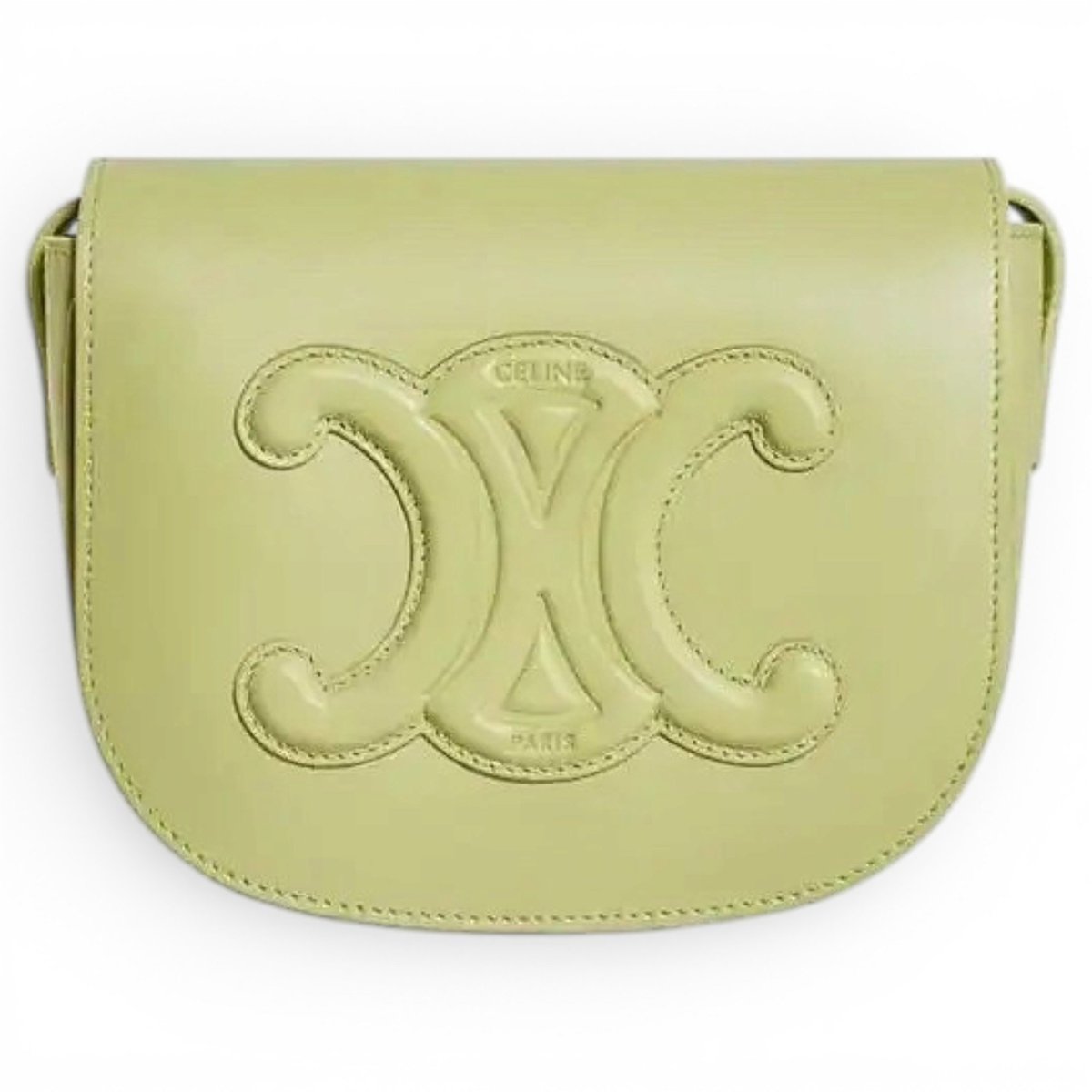 Triomphe leather handbag