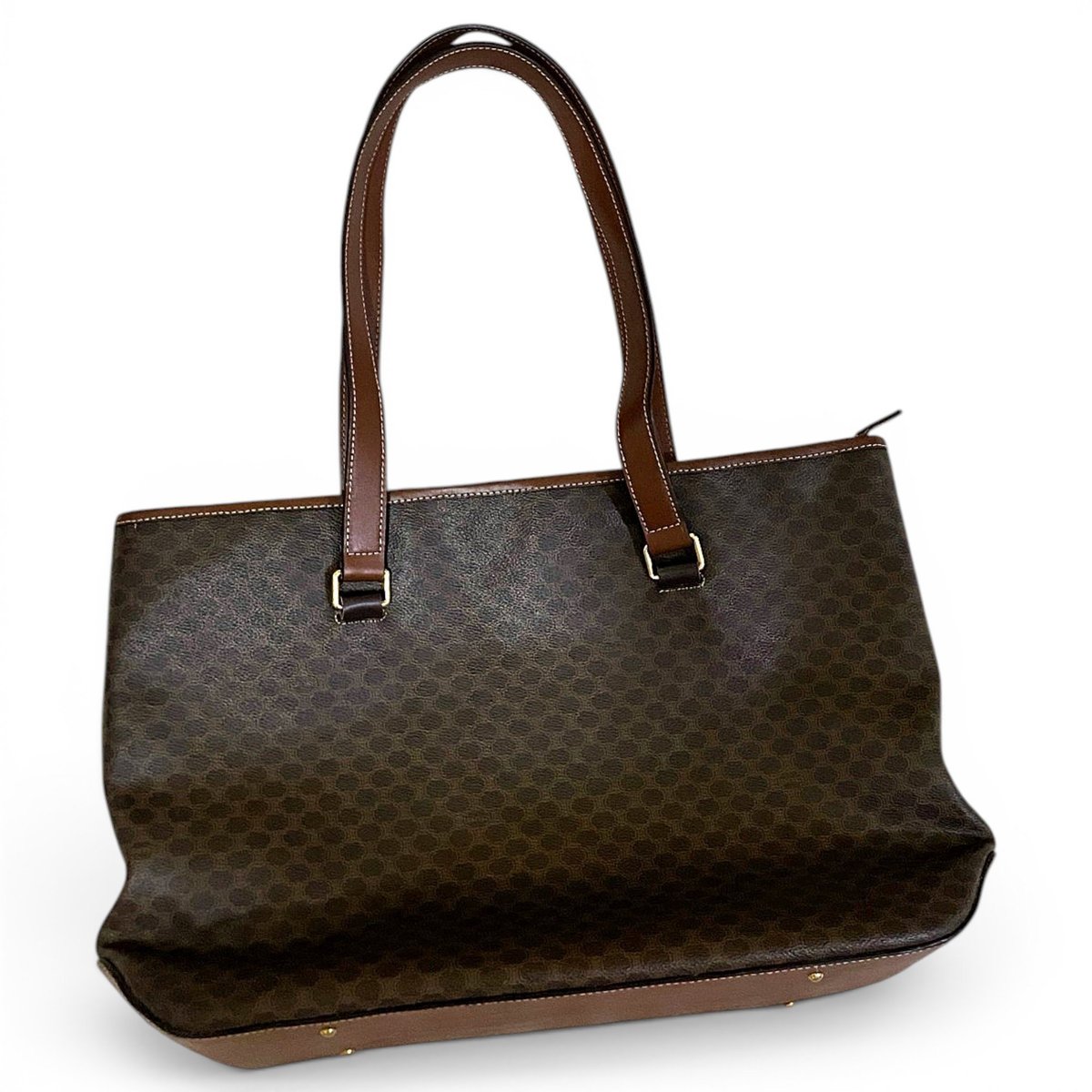Cabas Horizotal leather tote