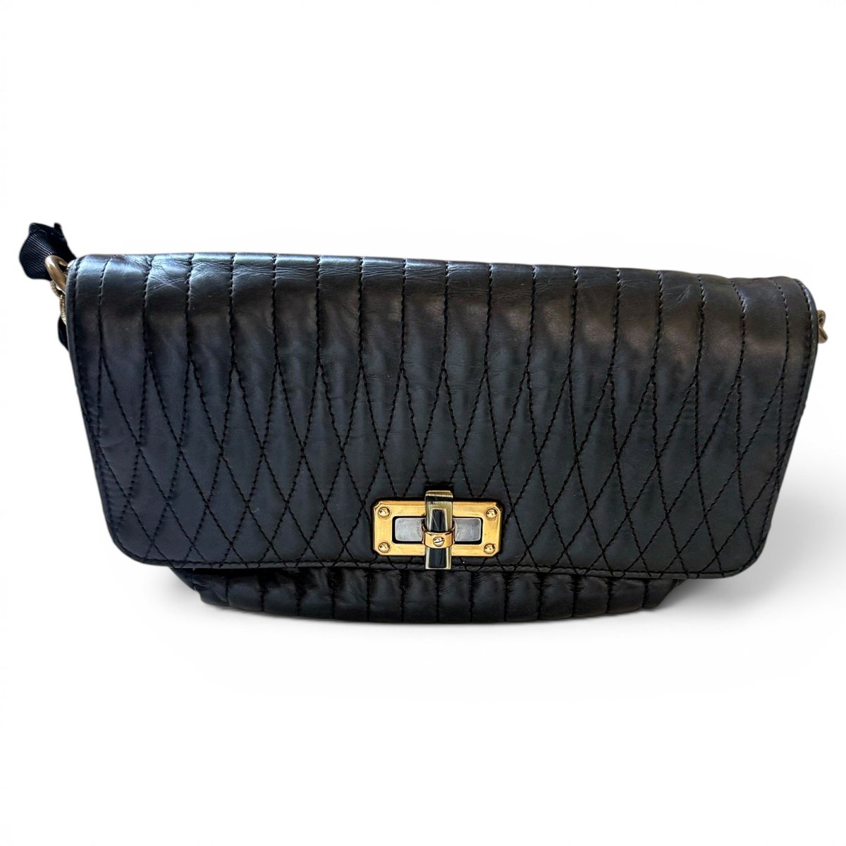 Happy leather handbag