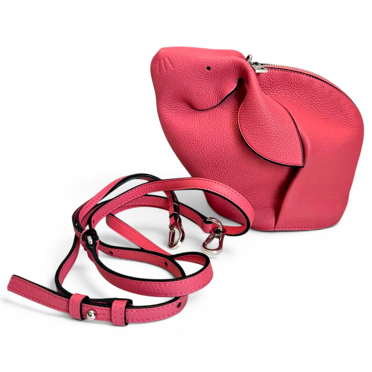 Animals leather handbag
