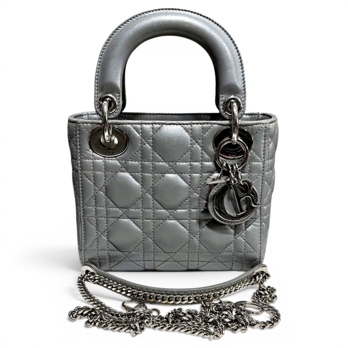 Lady Dior leather handbag