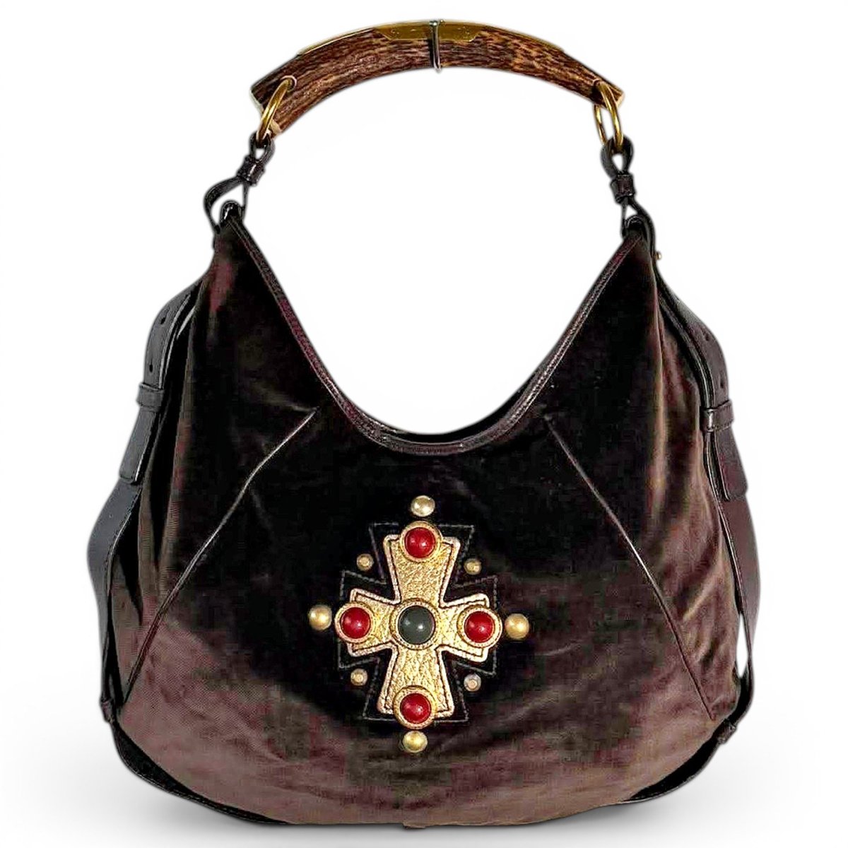 Mombasa velvet handbag