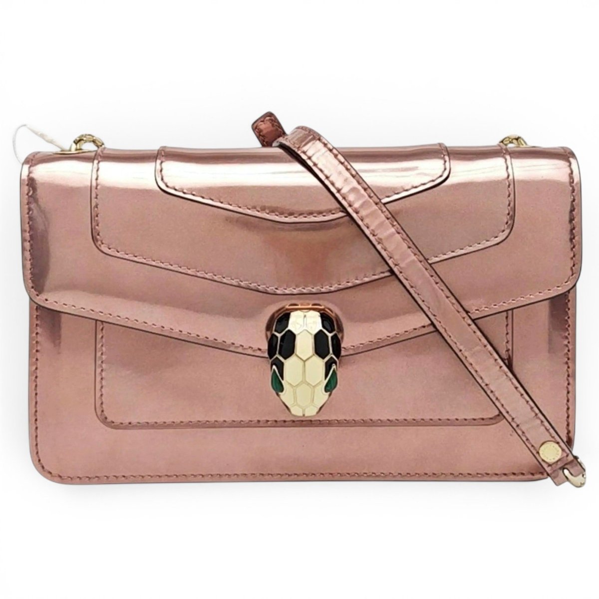 Serpenti leather handbag